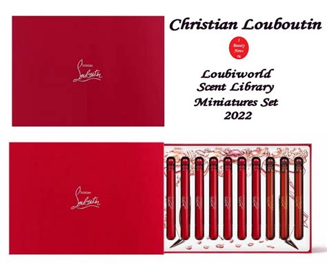 Christian Louboutin Beauty Loubiworld Scent Library 2022.